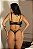 Cropped Rendado e Calcinha Fio - Cor: Preto | 4025 - Imagem 2