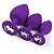 Kit de Plugs 3 Tamanhos P, M e G. - Imagem 1