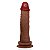 Prótese Peniana Marrom Metis 18,5 x 3,5cm - Imagem 1