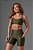 Cj. Aline Short c/ Bolso Verde Militar - Imagem 1