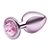 Plug Joia Plástico M Rosa - Imagem 1