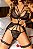 Body Sensual em Renda c/ Cinta Liga | Preto - Imagem 2