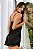 Babydoll de Cetim e Renda c/ bojo Soft | Preto - Imagem 3