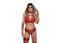 Conjunto Cropped Rendado Persex | Vermelho - Imagem 1