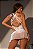 Camisola c/ Bojo em Renda e Babado em Tule + Calcinha | Branco - Imagem 2