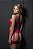 Conjunto Sensual Cropped c/ Bojo e Cinta | Pink - Imagem 2