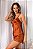 Babydoll de Cetim com Renda Elegante | Bronze - Imagem 1