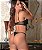 Conjunto Wendy em Tule Bordado | Preto - Imagem 2