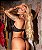 Conjunto Safira s/ Bojo em Tule Bordado | Preto - Imagem 3