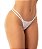 Tanga Beatriz c/ Renda Sensual | Branca - Imagem 1