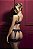 Conjunto Sensual Cropped c/ Bojo e Cinta | Marinho - Imagem 3