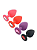 Plug Joia Redondo Silicone | Tamanhos e Cores Variadas - Imagem 1