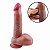 Pênis Realístico 21 x 3,8cm Dupla Camada em Silicone Líquido - Imagem 2