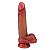Pênis Realístico 21 x 4 cm Silicone Líquido Dupla Camada - Imagem 1