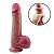 Pênis Realístico 21 x 3,8cm Dupla Camada em Silicone Líquido - Imagem 3