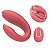 Vibrador de Casal Case de Acrílico Recarregável / Controle Remoto - Imagem 2
