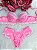 Conjunto Babadinho | Rosa com Branco - Imagem 1