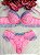 Conjunto Babadinho | Rosa com Azul - Imagem 1