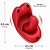 Vibrador de calcinha com alça ajustável por APP - Imagem 2