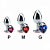 Plug Joia Prata Coração | Tamanhos e Cores Variadas - Imagem 3