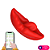 LEPO | Vibrador em formato de boca por aplicativo - Imagem 2