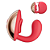 Vibrador ponto G com estimulador - Imagem 1