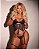 Corset Beatrice  em Renda e Tule | Preto - Imagem 1