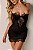 Camisola em Tule Veludo e Renda Chantilly | Rachel - Imagem 13