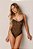 Body em Tule Animal Print com Renda Onça - Imagem 1