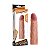 PLEASURE XTENDER | Capa Peniana Cyberskin - 19,0x4,0cm Bege - Imagem 4