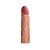 PLEASURE XTENDER | Capa Peniana Cyberskin - 19,0x4,0cm Bege - Imagem 1