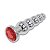 LUST METAL - Plug Anal de Aço Escalonado com Brilhante - Imagem 1