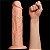 REALISTIC LONG DILDO 11" - Pênis Realístico 25 x 5,5 cm - Cor: Clara (6273) - Imagem 1