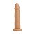 CYBER DILDO -  Prótese Realística Em Cyber Skin Vertebrada - Tamanho: 17,5 x 4 Cm - Cor: Clara | CYB036A - Imagem 1