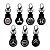 CHAVEIRO MARCAS PRETO - Imagem 1