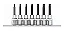 JG CH SOQ TORX T20 A T55 LONGA GEDORE RED 7PCS - Imagem 2
