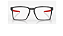 Armação de Óculos de Grau Oakley Unissex 136 SATIN BLACK OX8055-0456 56-17 EXCHANGE - Imagem 2