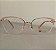 Armação de Óculos de Grau Milano Vizzano Feminino OURO 266/RX AV234 55-17 143 - Imagem 1