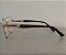Armação de Óculos de Grau Milano Vizzano Feminino OURO 257/RX AV123 53-17 142 - Imagem 2
