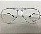Armação de Óculos de Grau Ray Ban Unissex RX 6489 AVIATOR METAL II 2501 58-14 140 - Imagem 1