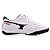 Chuteira Society Roman  Rog1 Pro sola Baqueada  Branco+preto - Imagem 1