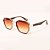 Óculos de sol Leadwell Unissex Retro Vintage Branco - Imagem 2
