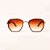 Óculos de sol Leadwell Unissex Retro Vintage Branco - Imagem 3