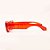 Óculos de Sol Leadwell Unissex Retro Retangular Vermelho - Imagem 5