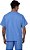 Camisa Cirúrgica Unissex Azul Claro - Imagem 2