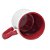 Caneca Cerâmica Branca c/ Alça Coração e Interior Vermelho 325ml - Imagem 2