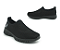 Tênis Slip On Todo Preto Tricot Detalhes Usaflex - Imagem 2