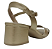 Sandalia Matte Metalic 10087 Light Gold - Imagem 4