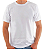Camiseta Cardada Branca Algodão - Imagem 1