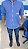 Camisa Social Masculina Tipo Jeans - Imagem 1